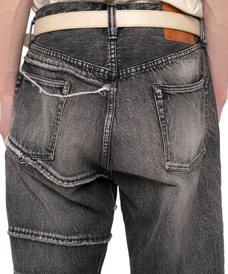 【FULLCOUNT X KAMIYA】Switching Denim Pants