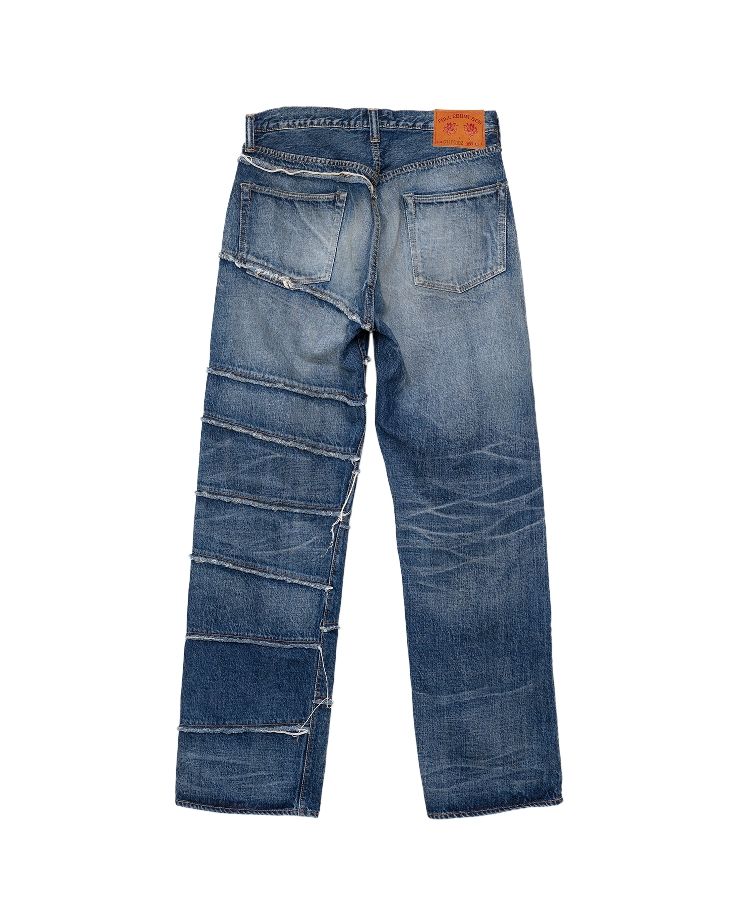 【FULLCOUNT X KAMIYA】Switching Denim Pants