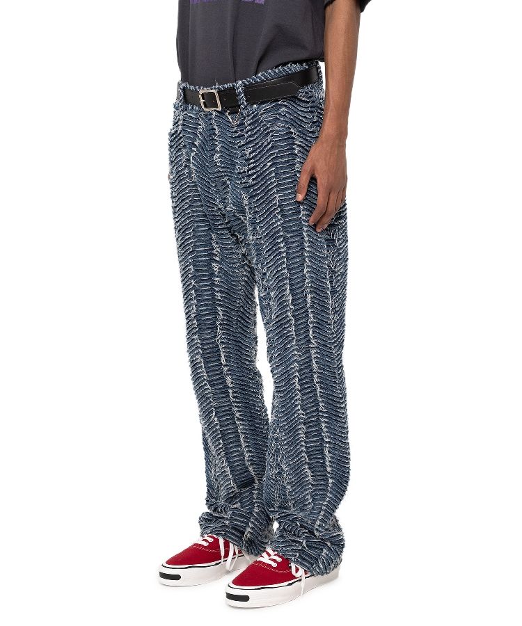 Wave Denim Pants