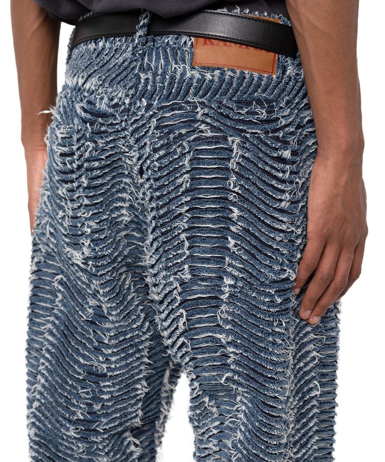 Wave Denim Pants