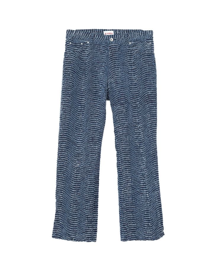 Wave Denim Pants