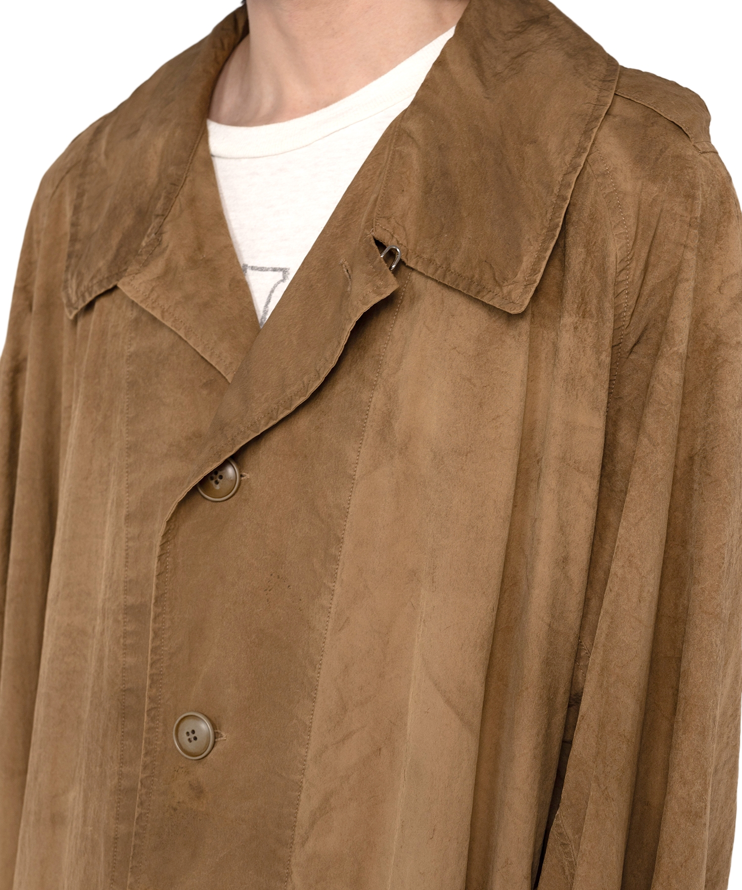 Over-dyed Nylon Coat