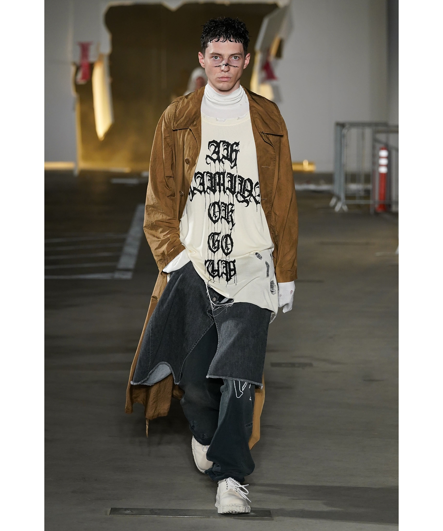 Over-dyed Nylon Coat