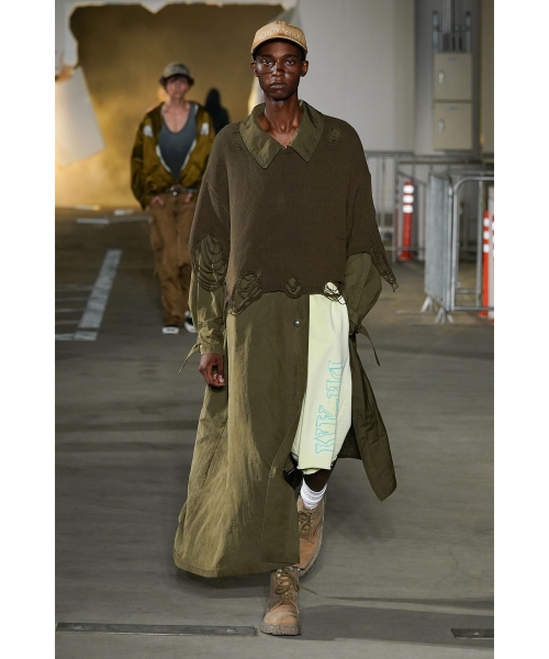 Over-dyed Nylon Coat