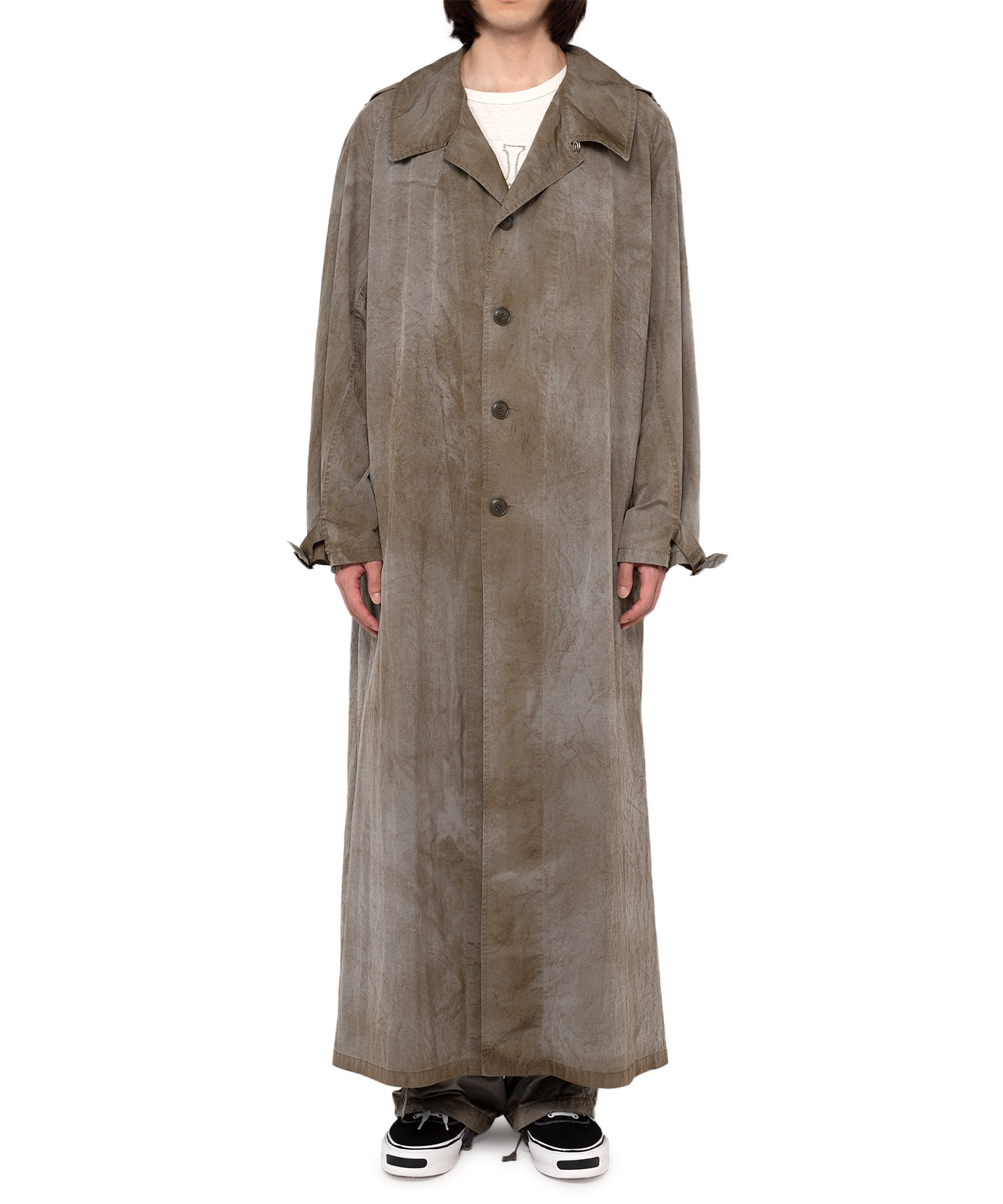 Over-dyed Nylon Coat