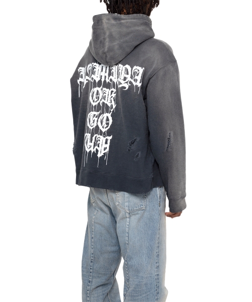 Cross Printed Hoodie