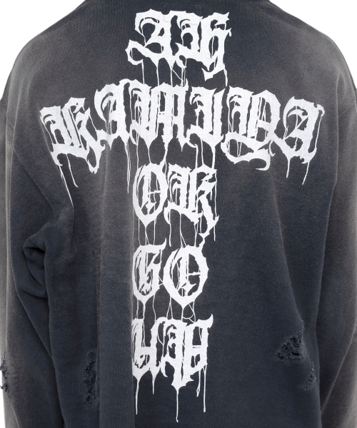 Cross Printed Hoodie