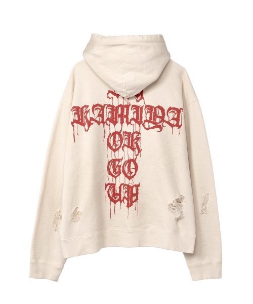 Cross Printed Hoodie