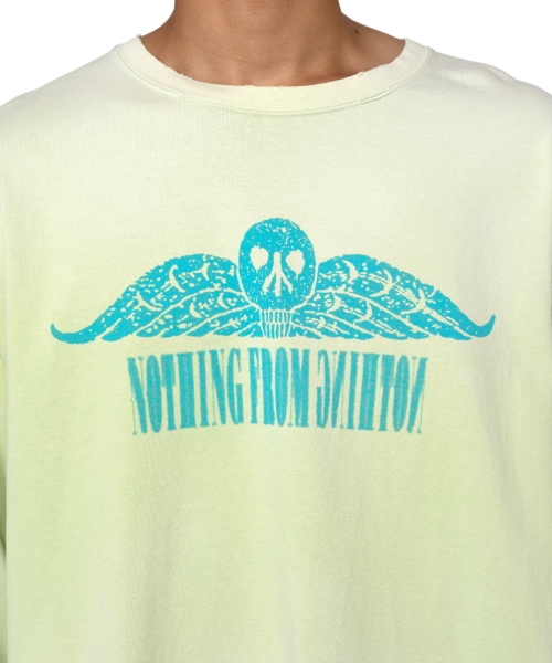 'FIRE' Printed Breached L/S T-shirt