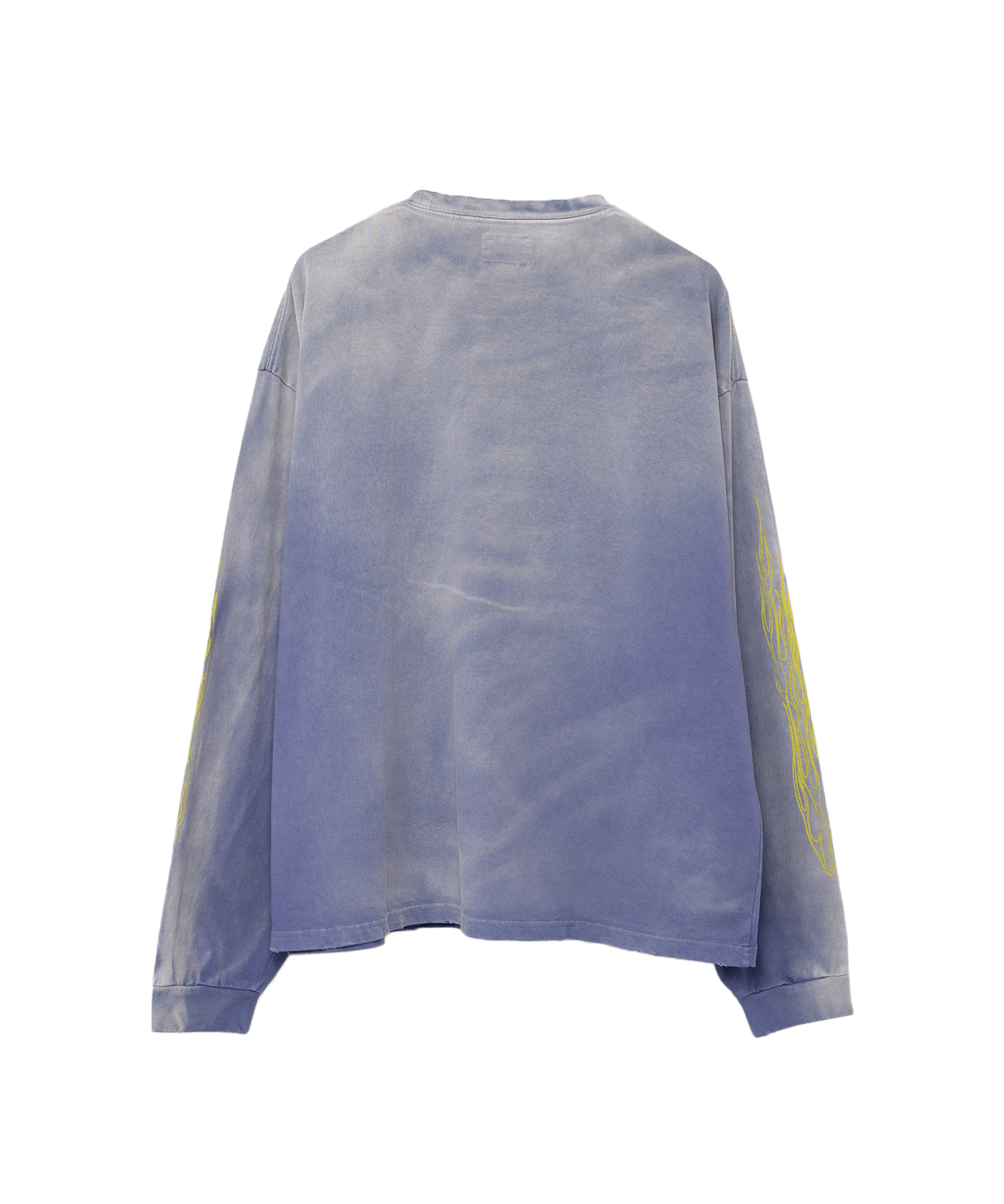 'FIRE' Printed Breached L/S T-shirt