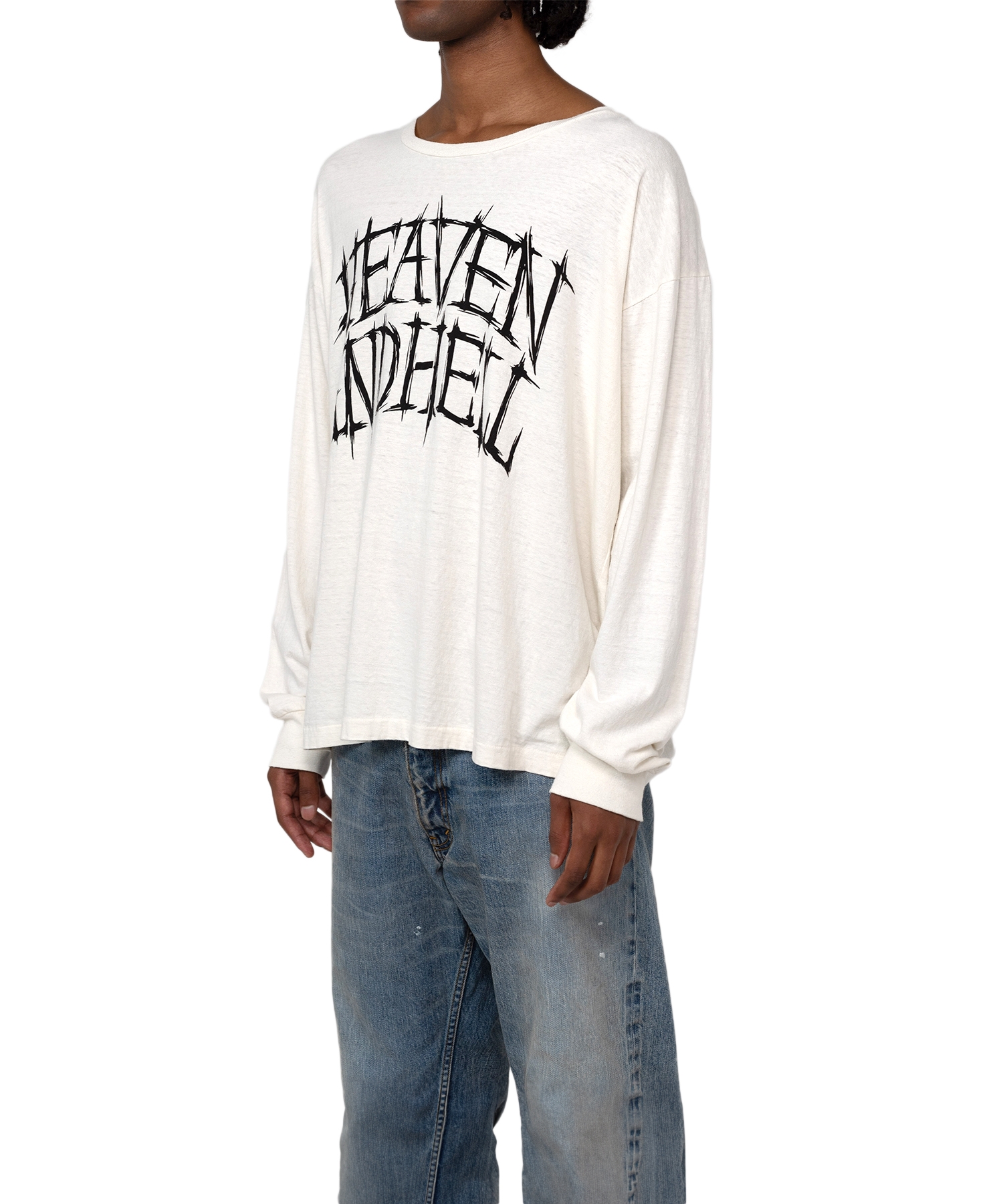 HEVAN AND HELL' Printed L/S T-shirt