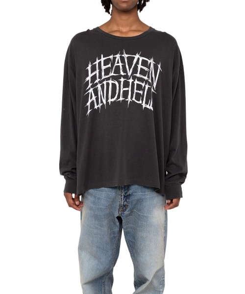 HEVAN AND HELL' Printed L/S T-shirt