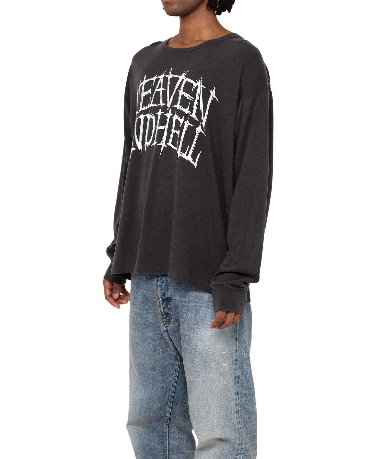 HEVAN AND HELL' Printed L/S T-shirt
