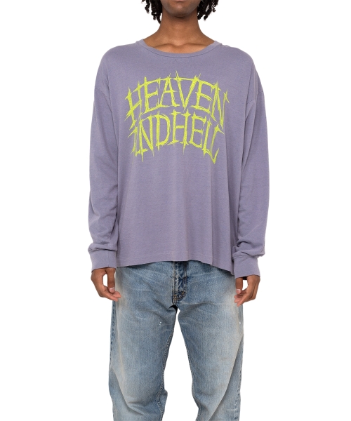 HEVAN AND HELL' Printed L/S T-shirt