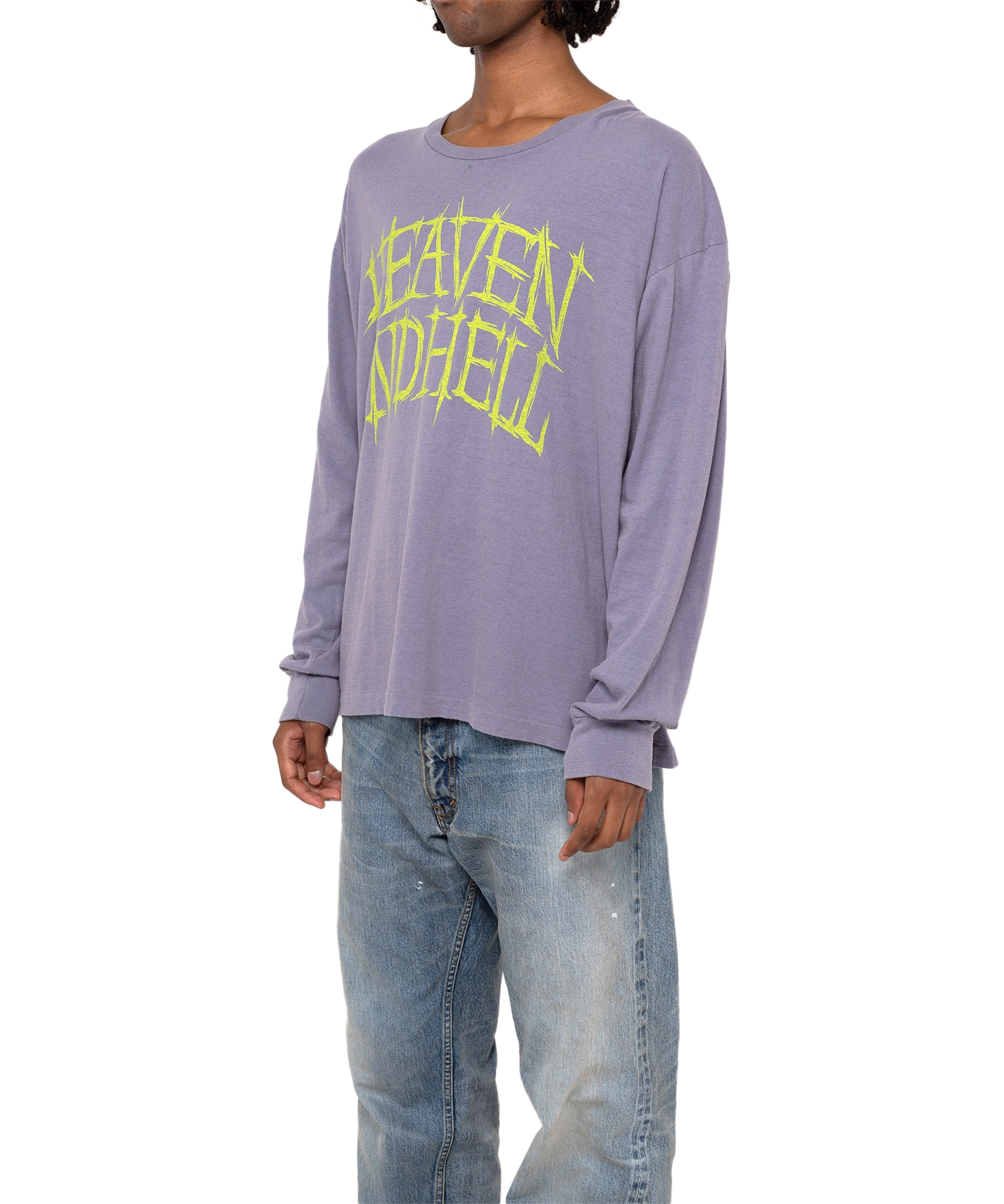 HEVAN AND HELL' Printed L/S T-shirt