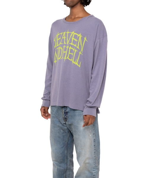 HEVAN AND HELL' Printed L/S T-shirt
