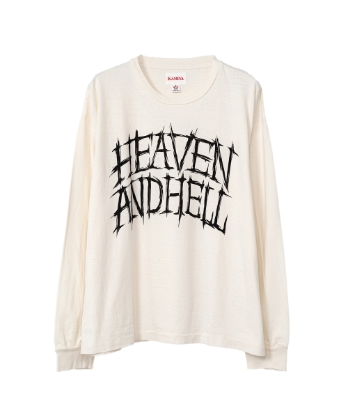 HEVAN AND HELL' Printed L/S T-shirt