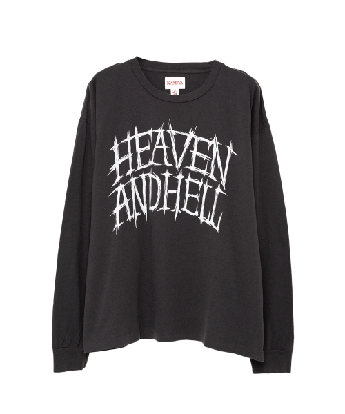 HEVAN AND HELL' Printed L/S T-shirt