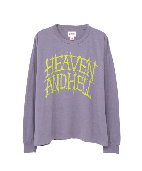 HEVAN AND HELL' Printed L/S T-shirt
