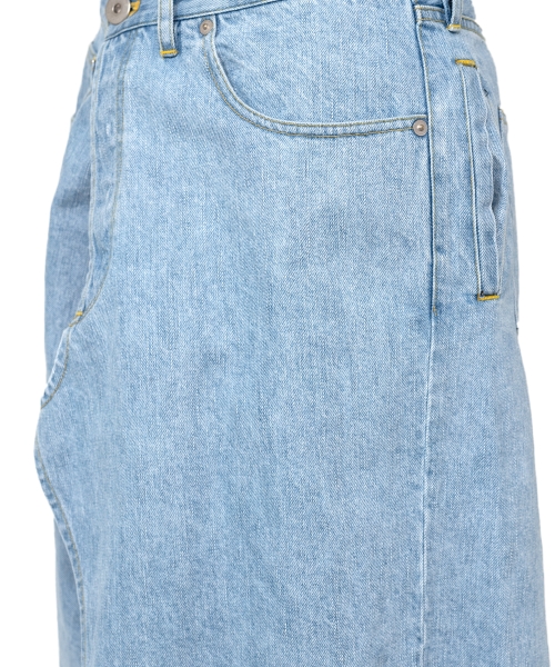 Denim Wrap Skirt