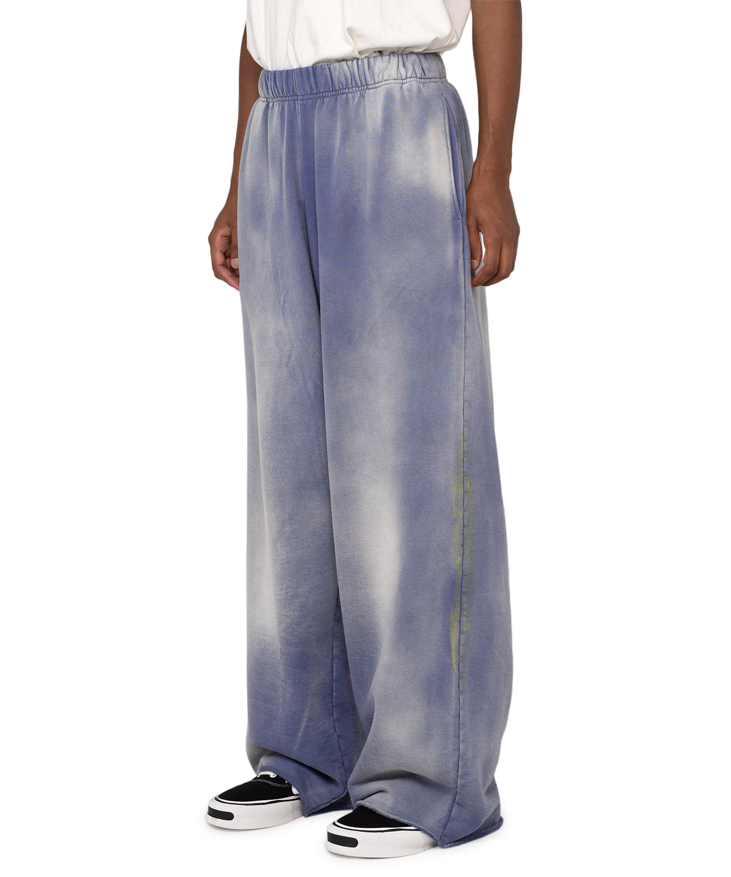 Wide Bleached Sweat Pants