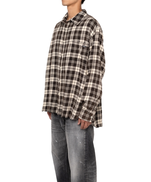 Oversized Check Shirt