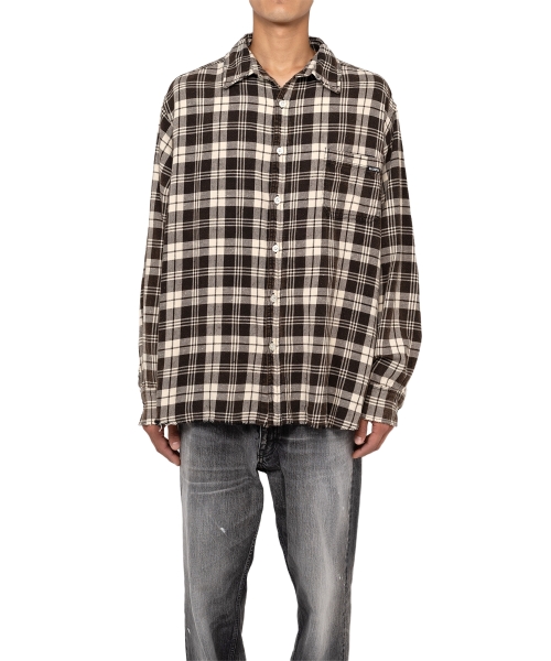 Oversized Check Shirt