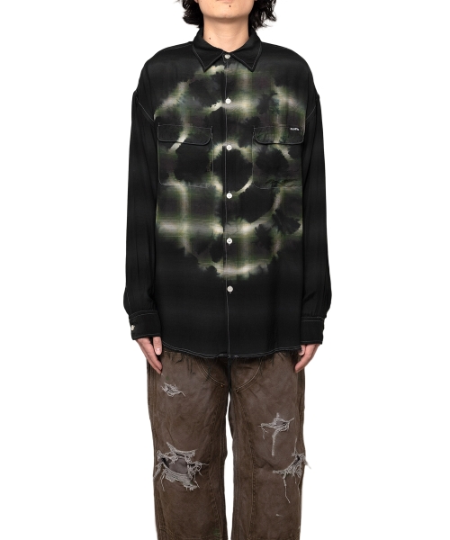 Overdyed Check Shirt