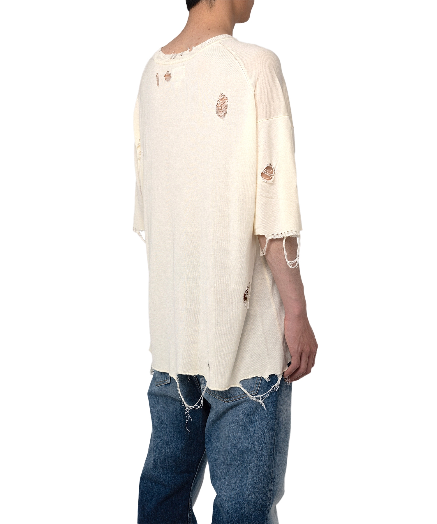 Words Printed Knit T-shirt