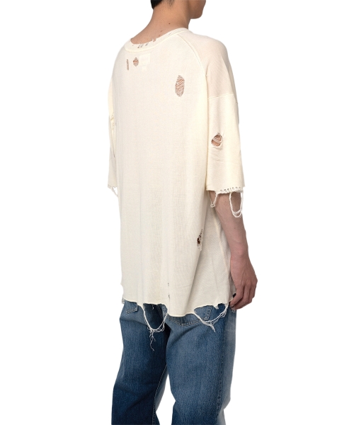 Words Printed Knit T-shirt