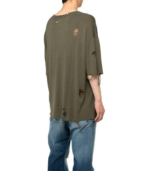 Words Printed Knit T-shirt