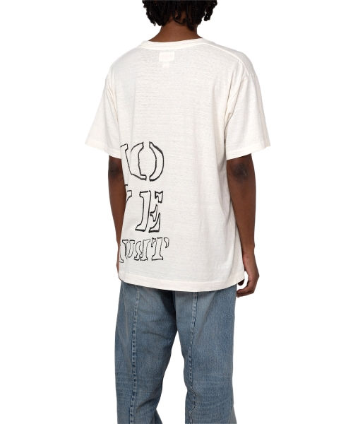 CALLING' Printed Bleach T-shirt