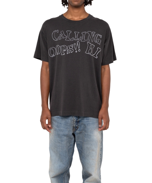 CALLING' Printed Bleach T-shirt