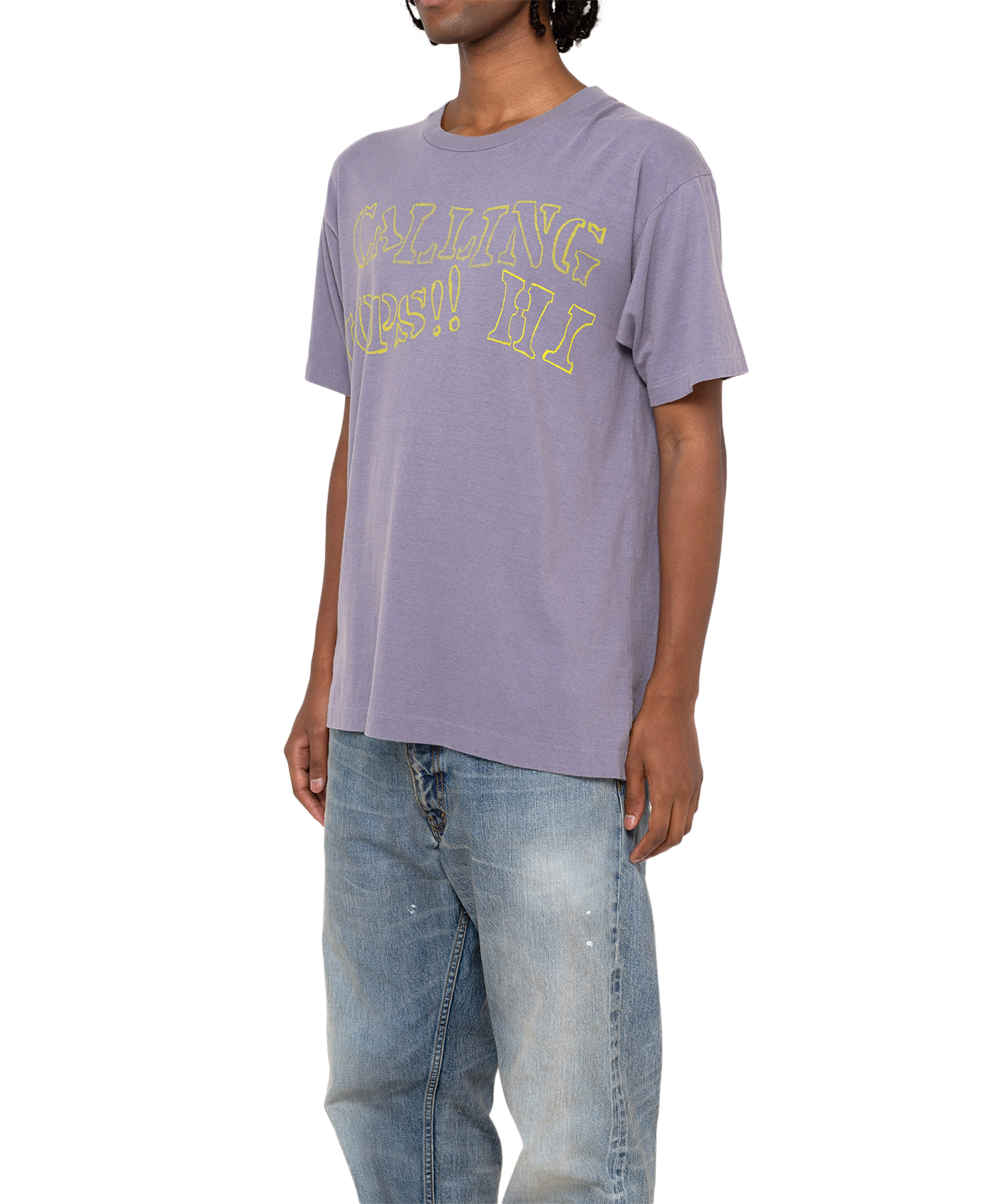 CALLING' Printed Bleach T-shirt