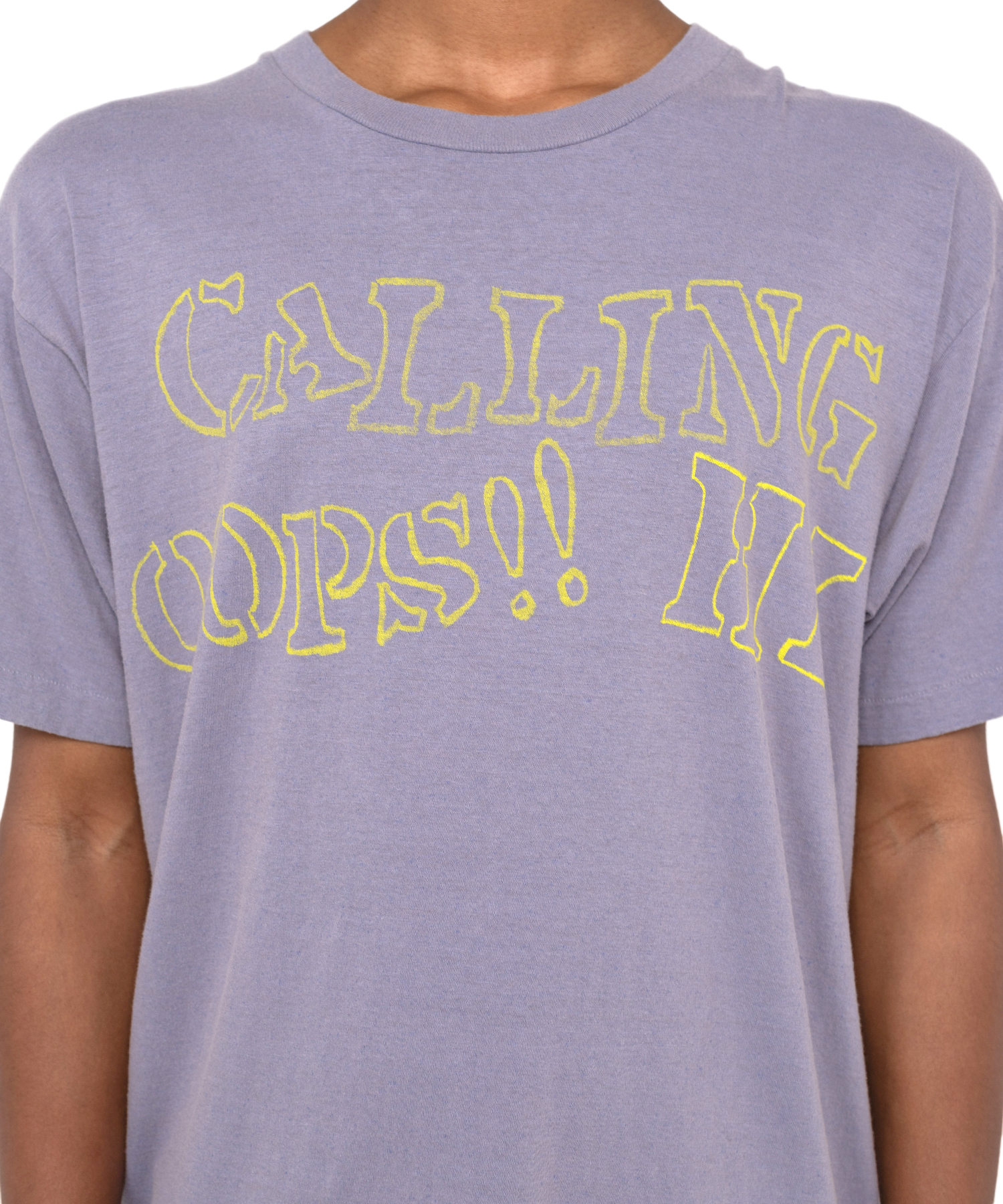 CALLING' Printed Bleach T-shirt