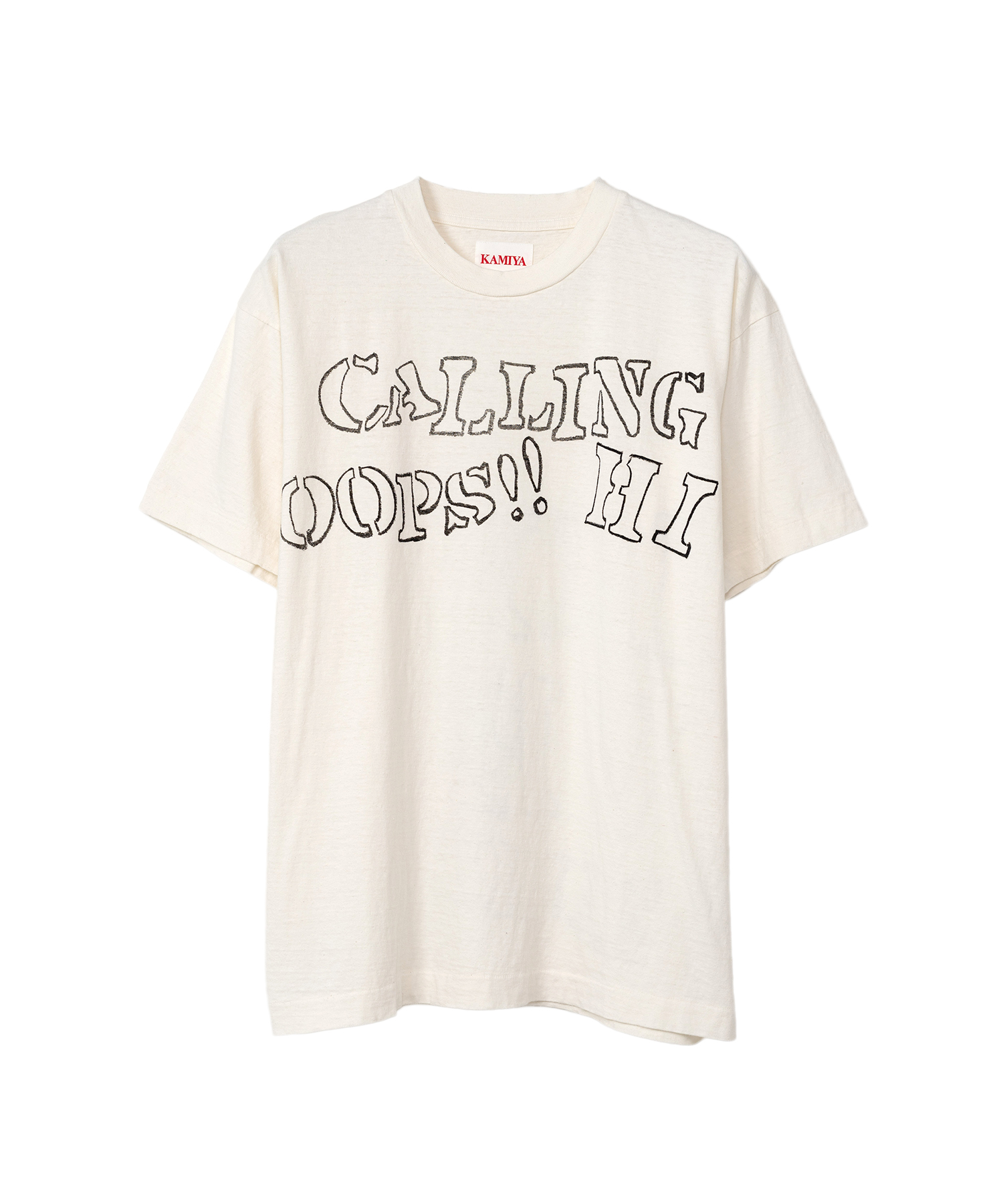CALLING' Printed Bleach T-shirt