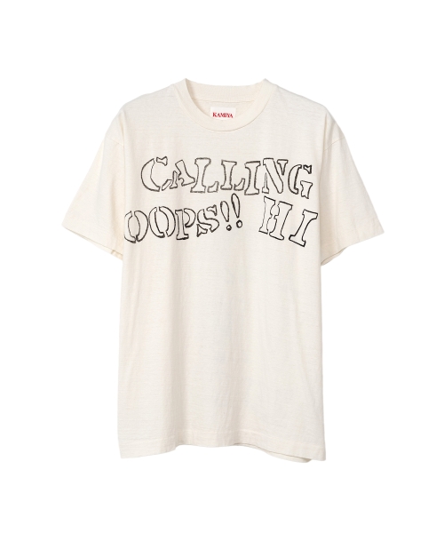 CALLING' Printed Bleach T-shirt