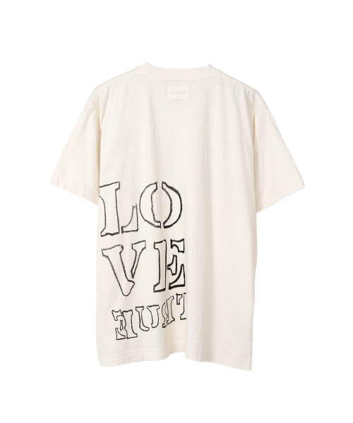 CALLING' Printed Bleach T-shirt