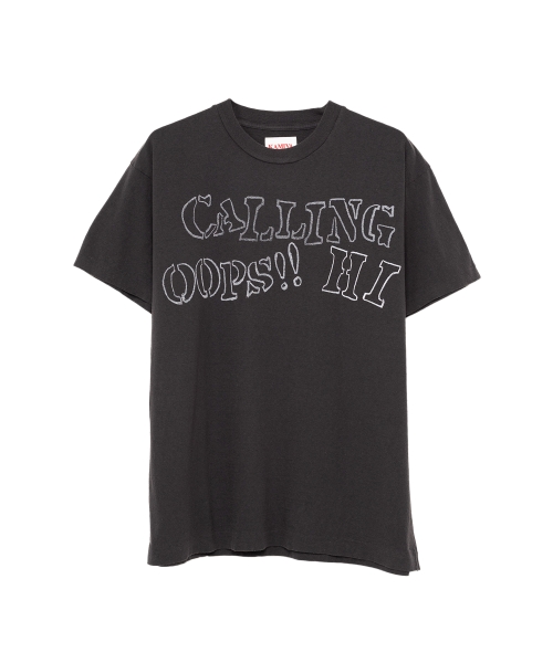 CALLING' Printed Bleach T-shirt
