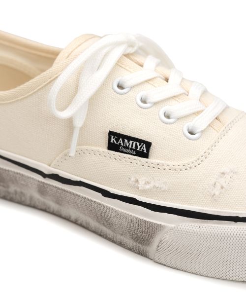 "Herc" Distressed Vulcanized Sneaker