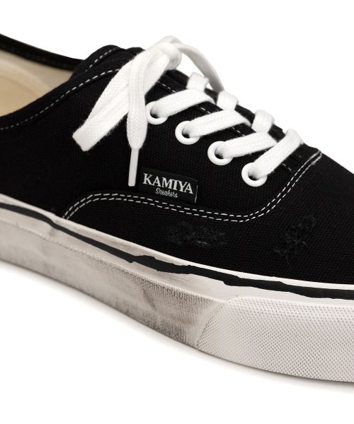 "Herc" Distressed Vulcanized Sneaker