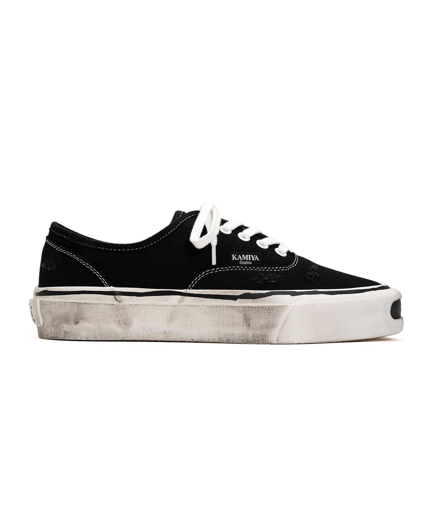 "Herc" Distressed Vulcanized Sneaker