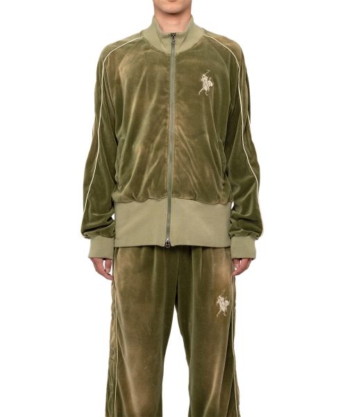 Bleached Velor Blouson