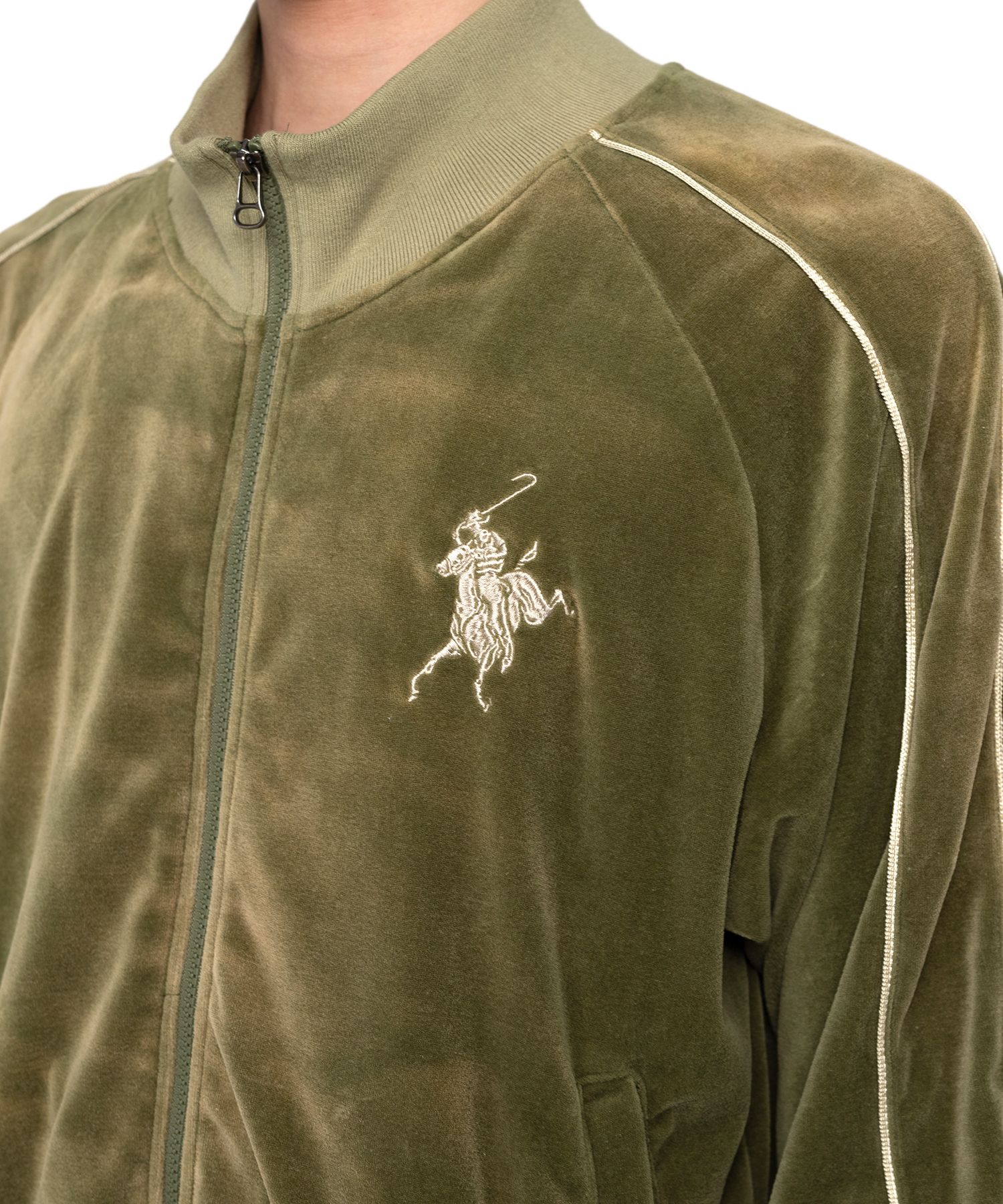 Bleached Velor Blouson