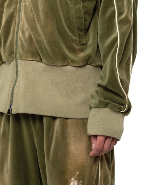 Bleached Velor Blouson