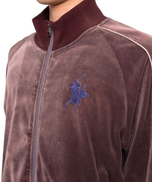 Bleached Velor Blouson