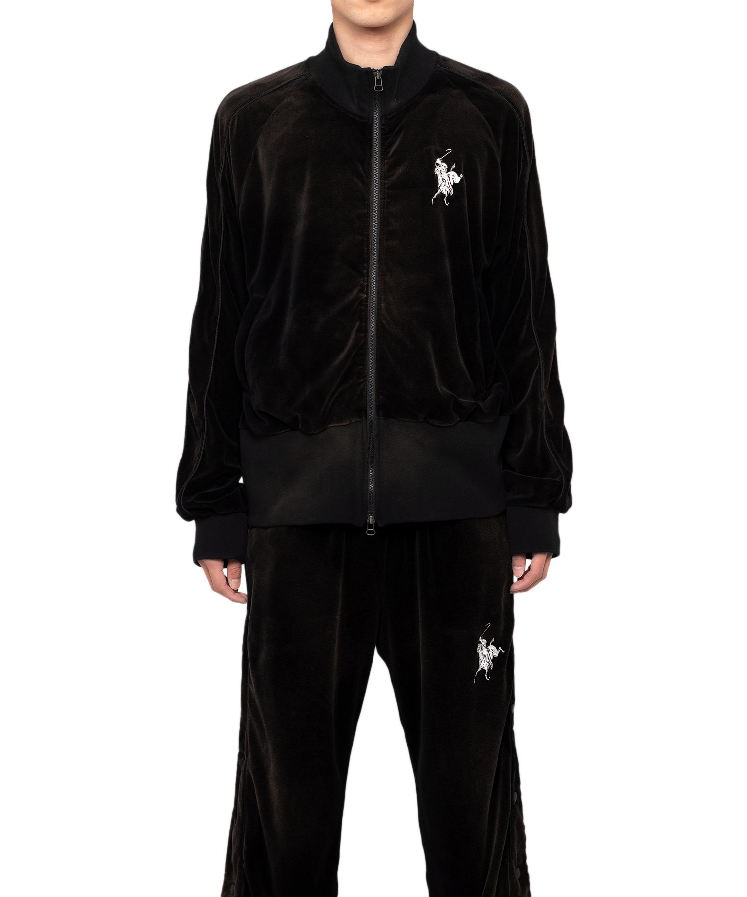 Bleached Velor Blouson