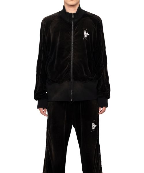 Bleached Velor Blouson