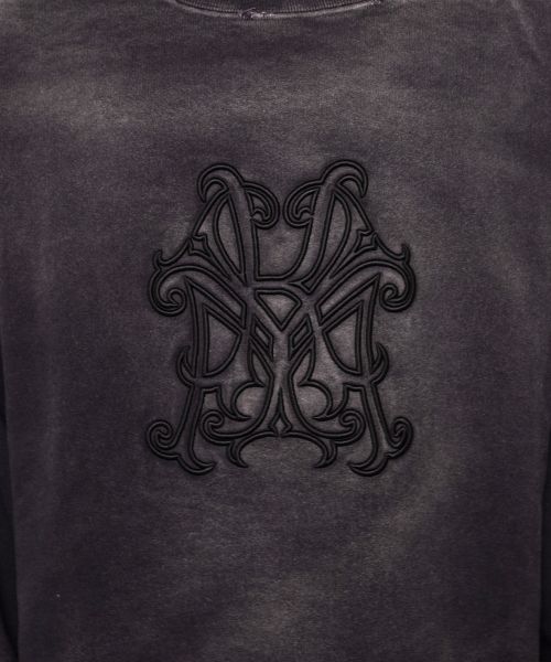 Logo Embroidered Bleach Sweatshirt
