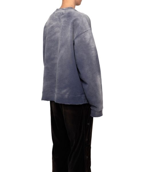 Logo Embroidered Bleach Sweatshirt